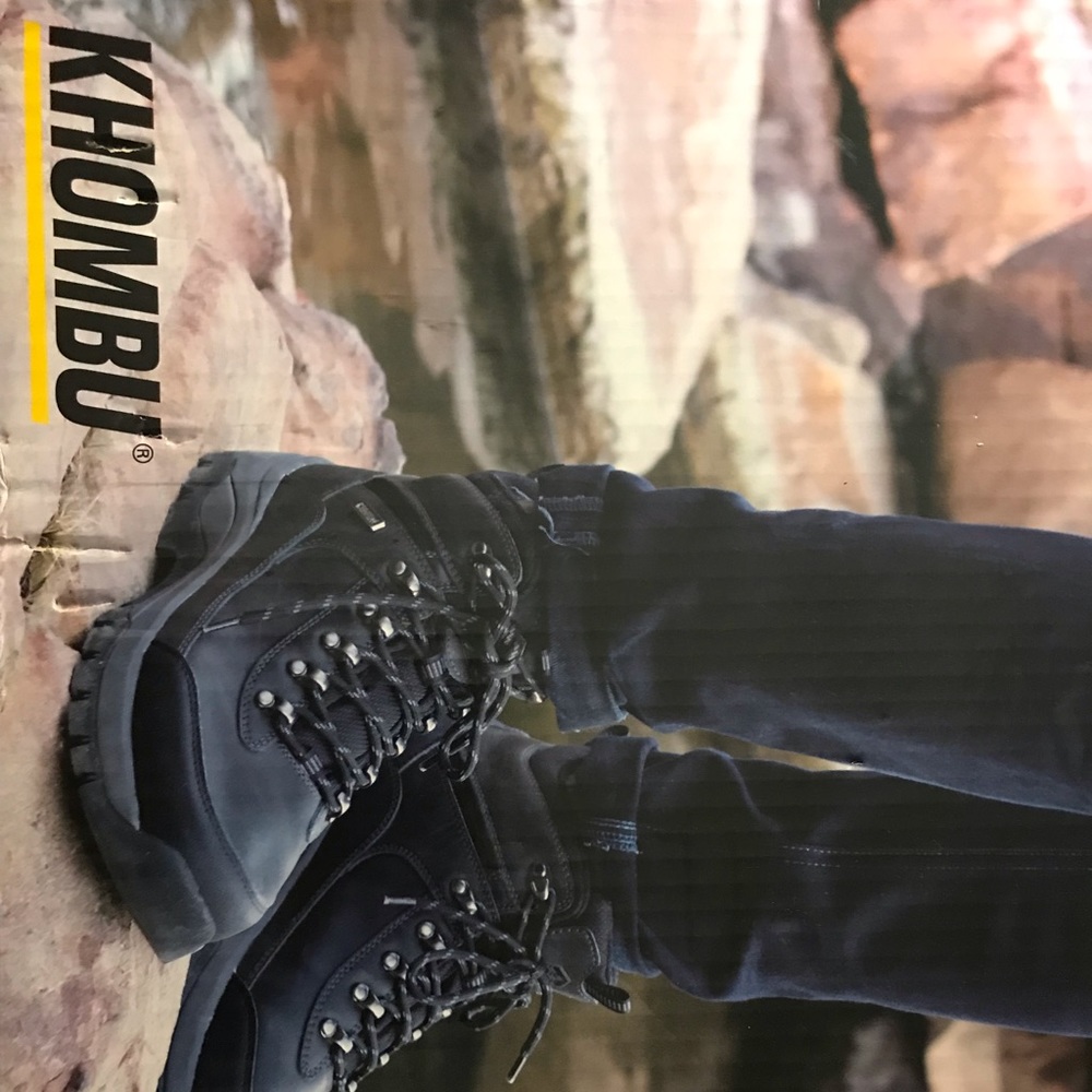 Khombu Leather Hiking Boots New Size 10